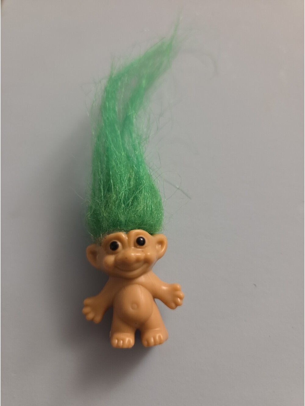 VINTAGE TROLL DOLL GREEN HAIR